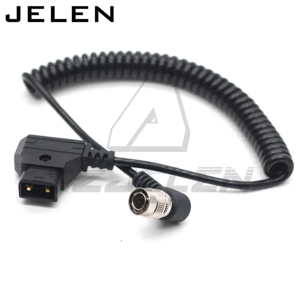 DTAP to Hirose 4 pin Right angle elbow plug for Sound Devices 688 633 Zoom F8 Power Cable ZAXCOM