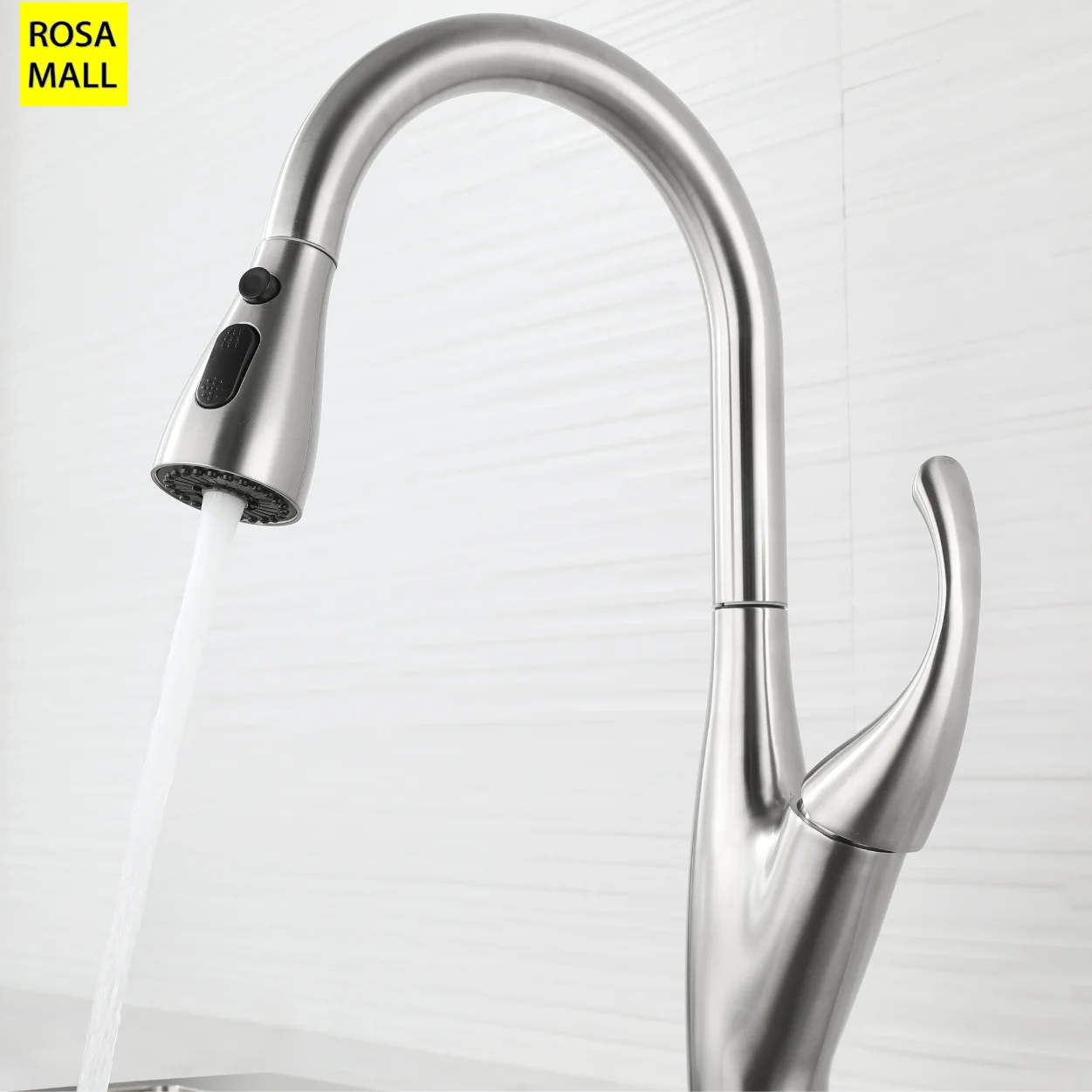 Kitchen Pull Out Water Fauet Sink Faucet Brushed Nickel with Pull Out Sprayer Modern Stainless Steel 304 Kitchen Faucets Tap 분무기