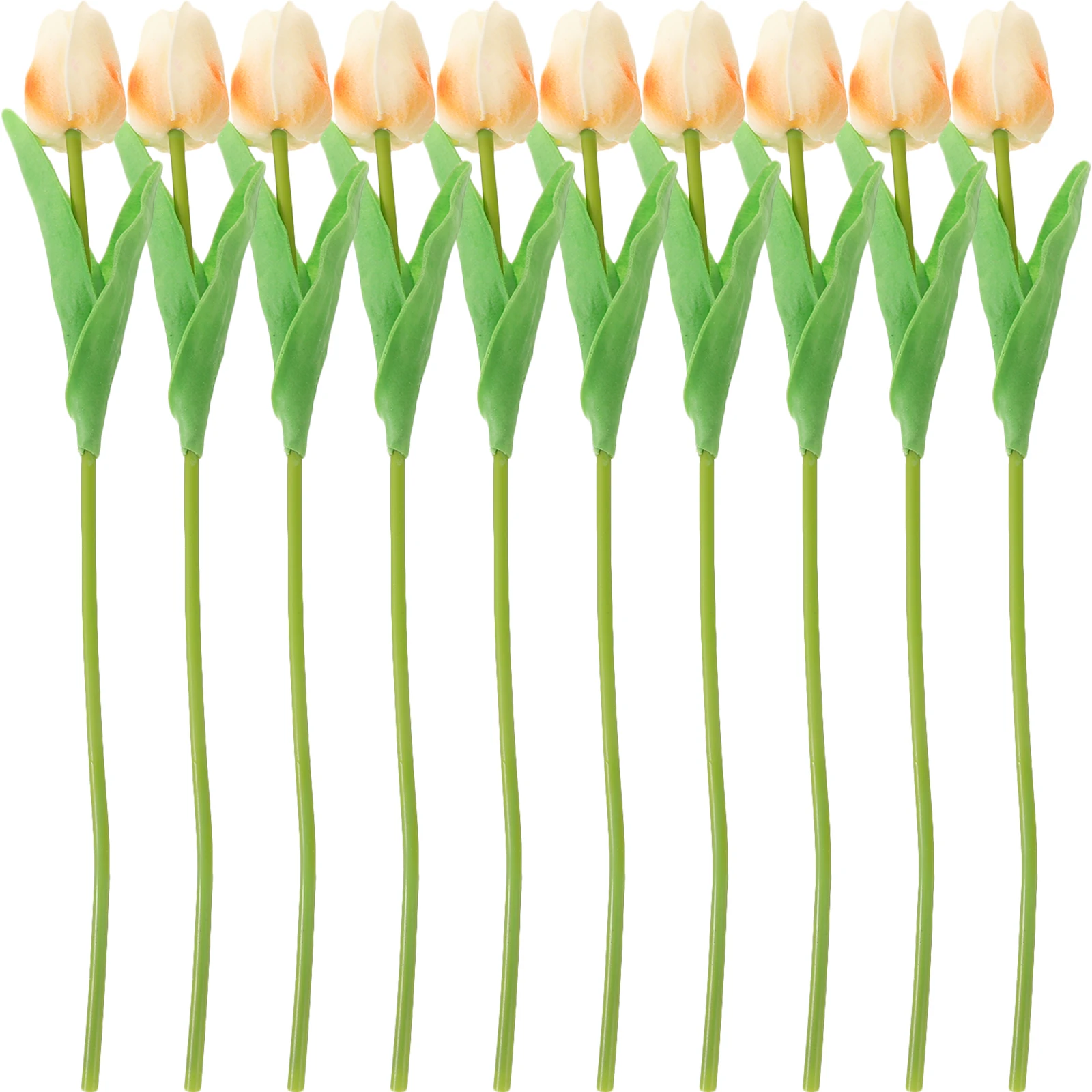 

10pcs Artificial Tulip Flower Arrangement Pink Decorative Fake Flowers Bouquet Home Wedding Party Centerpiece
