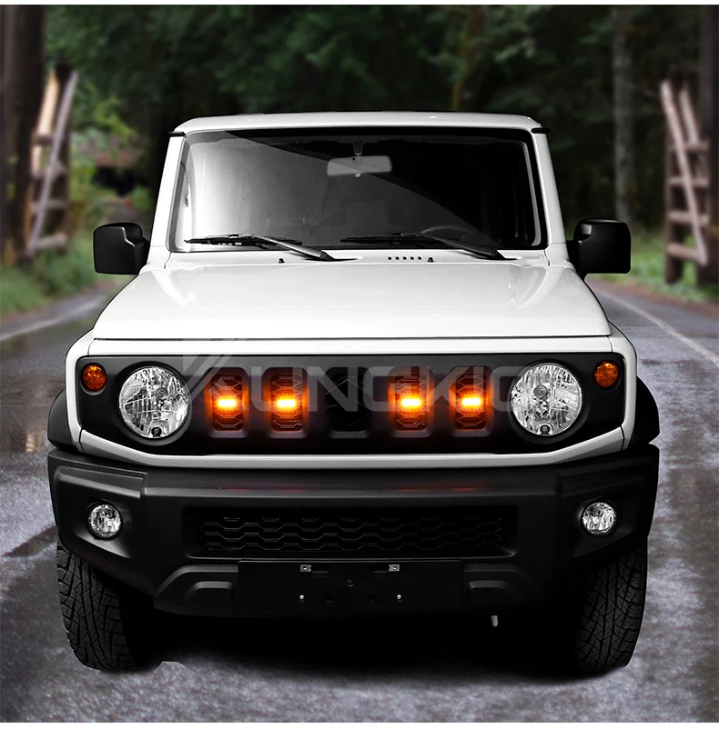Für 2019 2020 2021 2022 2023 2024 2025 2026 Suzuki Jimny JB64 JB74 Auto LED Frontgrill-Leuchten Externe Grill-Lampen – Detail 10