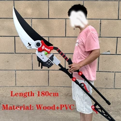 Ellen Joe Weapon Zenless Zone Zero Cosplay Shark Scissors Wooden Props Anime Halloween Party Costumes Masquerade Women Game