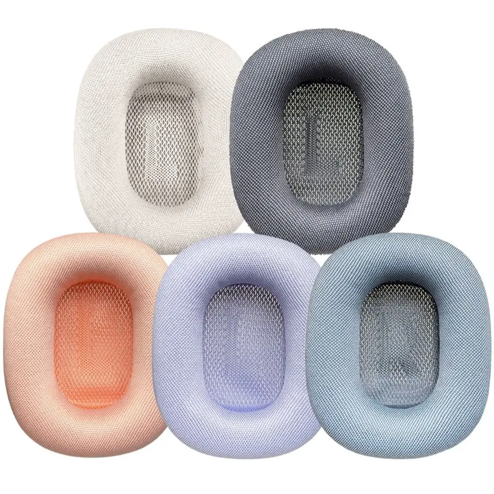 1 paio di cuscinetti auricolari in tessuto con cancellazione del rumore paraorecchie di ricambio copertura auricolare riparazione cuscino auricolare per Airpods Max Gen2