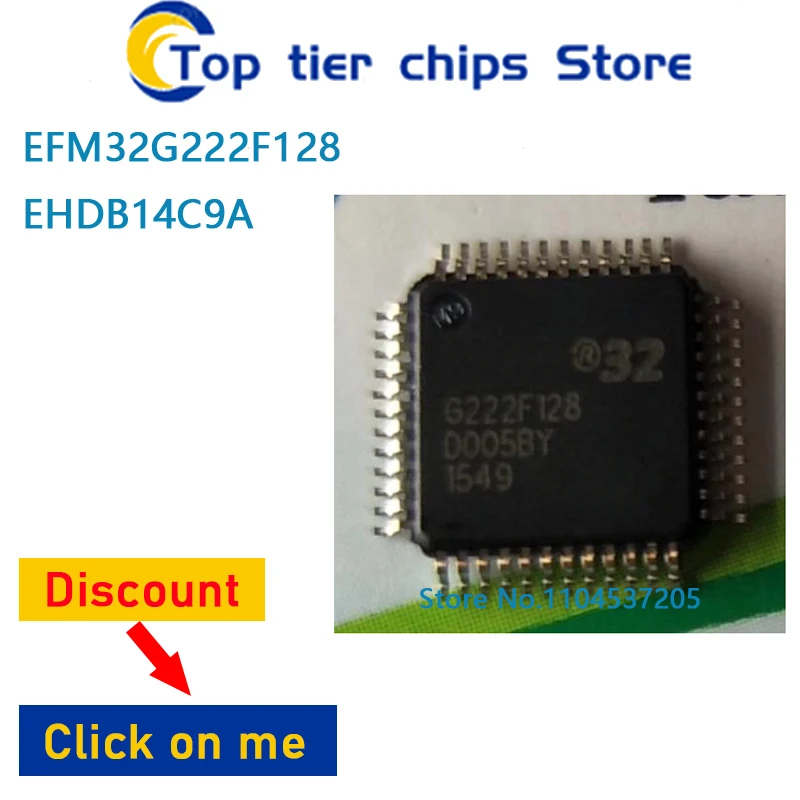 

1-5 шт./лот EFM32G222F128 EHDB14C9A QFP48 100% НОВЫЙ