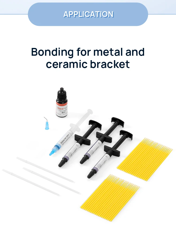 AZDENT Dental Orthodontic Light Cure Adhesive Bonding Brackets Braces Ortho-Bonding Primer Paste Kit Zahnheilkunde – Detail 2