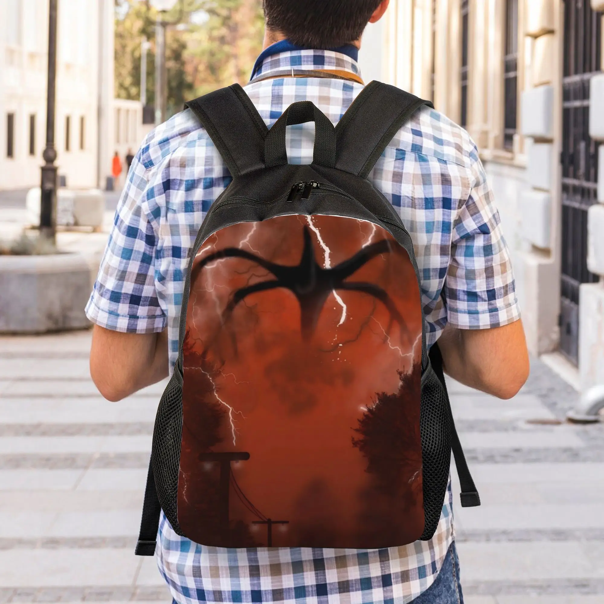

Back to school season Mind Flayer 4 Knapsack ST Men Women Adult Personalised Backpack