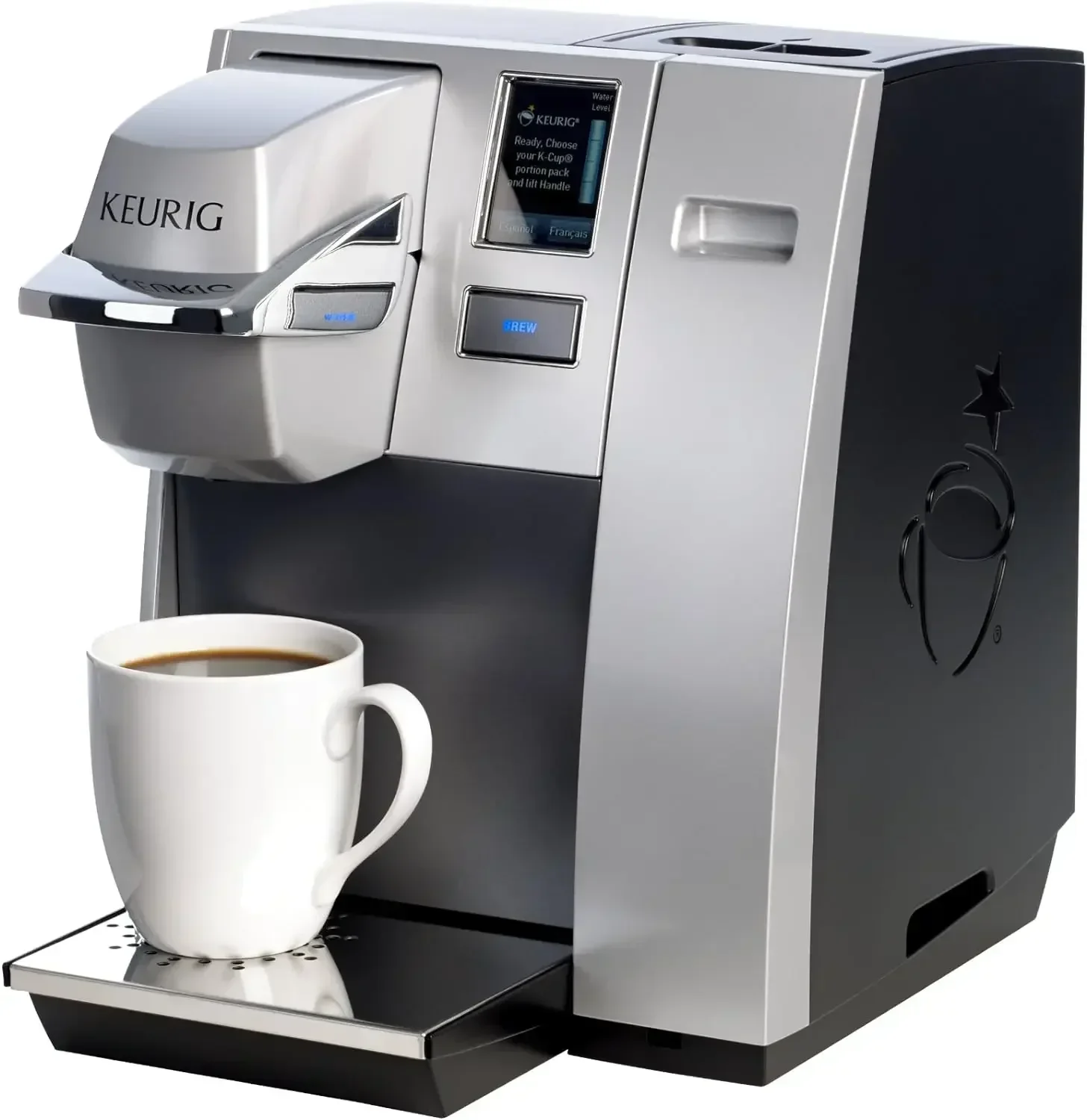 Keurig K155 Office Pro Single Cup Commercial K-Cup Pod Coffee Maker, Silver