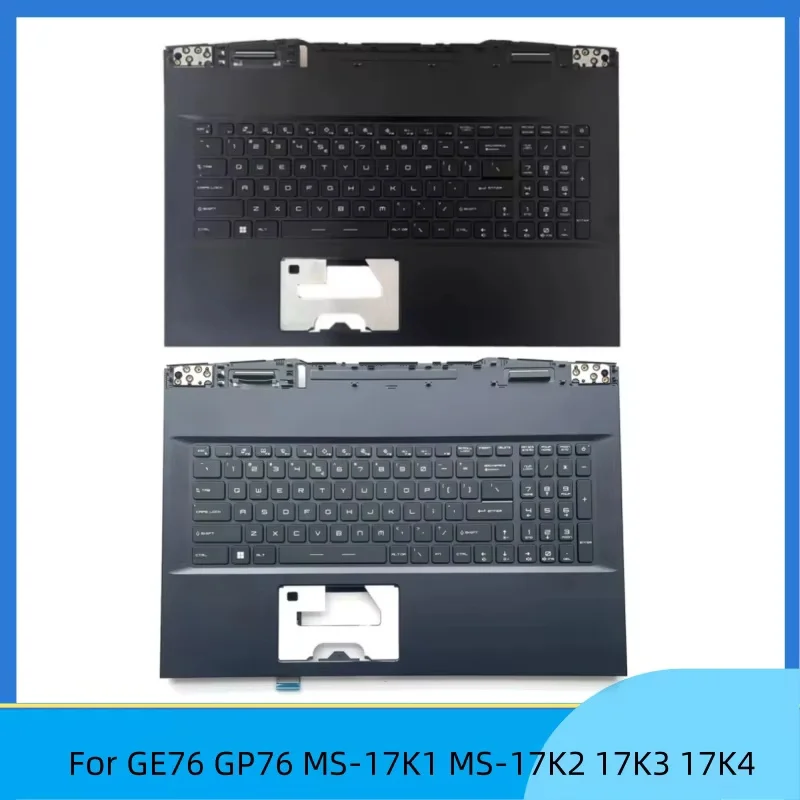 NEW For GP76 GE76 MS-17K1 MS-17K2 17K3 17K4 Laptop Upper Case Palmrest Cover C Shell  Backlit keyboard