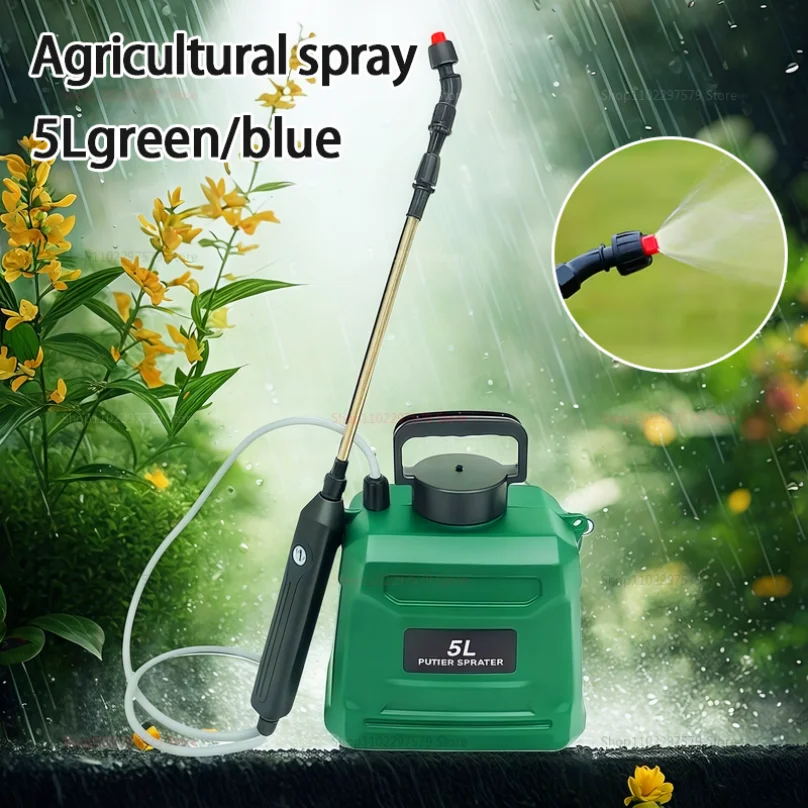 

Electric small pesticide spray 5L can automatically recover high-pressure pesticide sprayer for agricultural flower spraying
