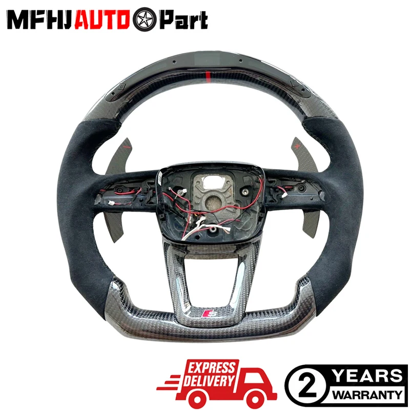 

OEM For AUDI Q8 Q7 Q8 Q7 RSQ8 SQ5 SQ7 SQ8 AUDISPORT CARBON FIBER HEAT STEERING WHEEL