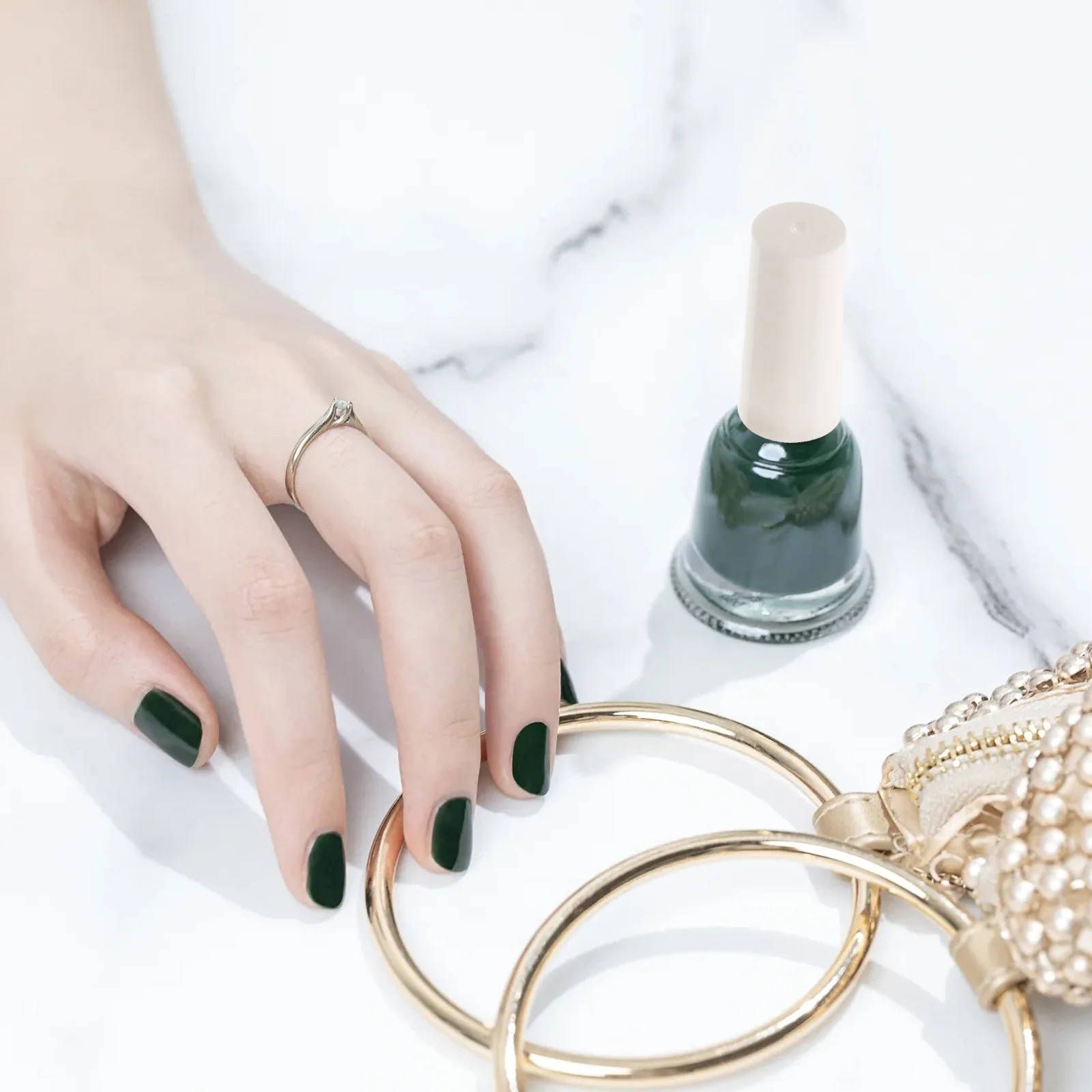 

20Pcs Nail Polish Bottle Caps Replacement Brush Set Nail Salon Supplies Gel Polish Bottle Caps for Home and Professional Use