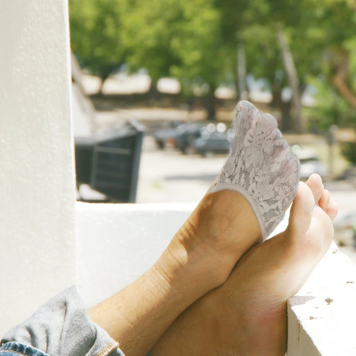 

2 Pairs Foot Pads High Heel Half Protectors Pumps for Women Shoe Cushion Heels Invisible Socks