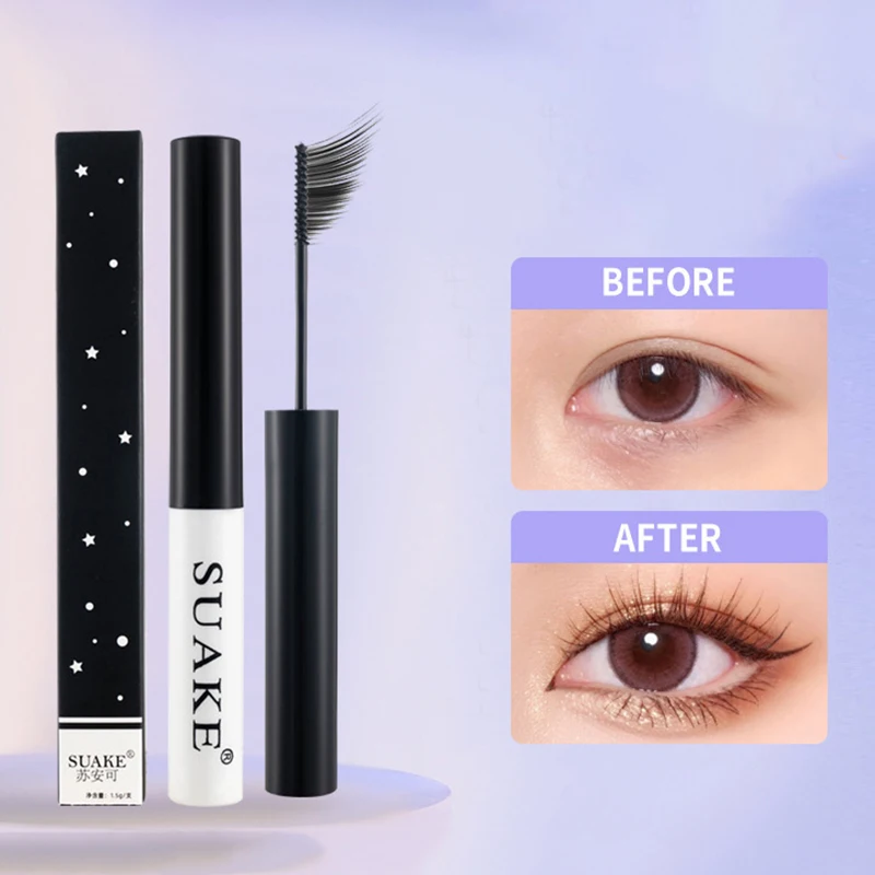 Black Mascara Lengthens Eyelashes Extra Volume Waterproof Natural Lashes Female Professional Makeup Cosmetics