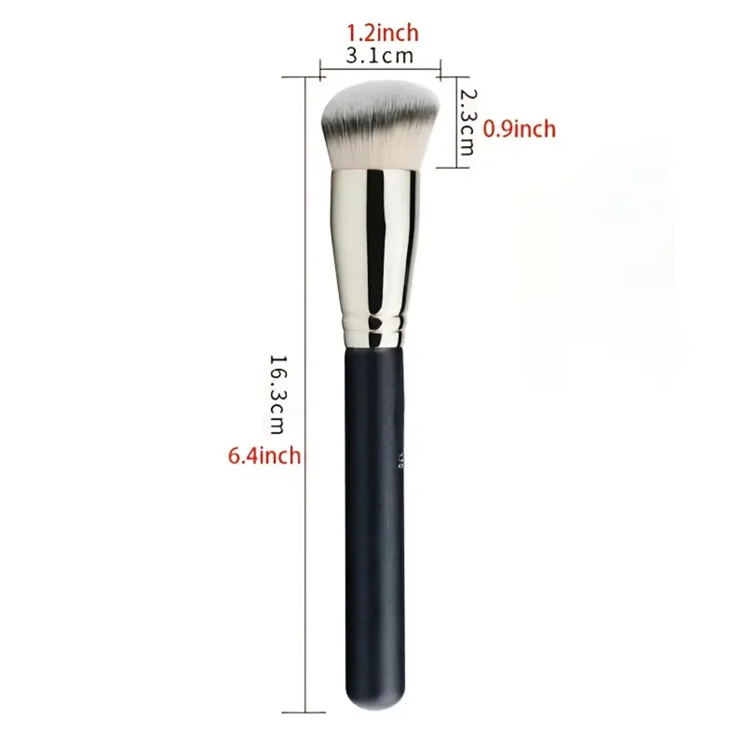 Synthetic, Soft, and Luxurious 1pc Kabuki Makeup Brushes - Perfect for Blending Liquid, Cream, Setting Powder