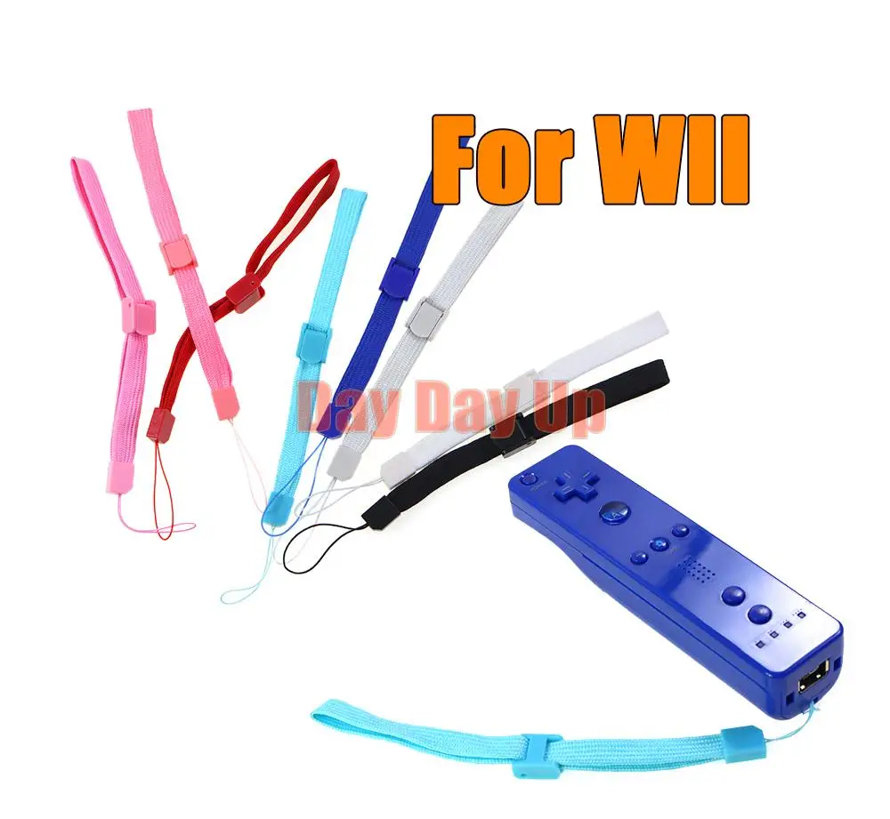 2 Chiếc Cho WII Có Thể Điều Chỉnh Dây Đeo Cổ Tay Cho PS3 Di Chuyển Chuyển Động Điều Hướng Điều Khiển Điện Thoại Cho Wii PSV 3DS Mới 3DSLL