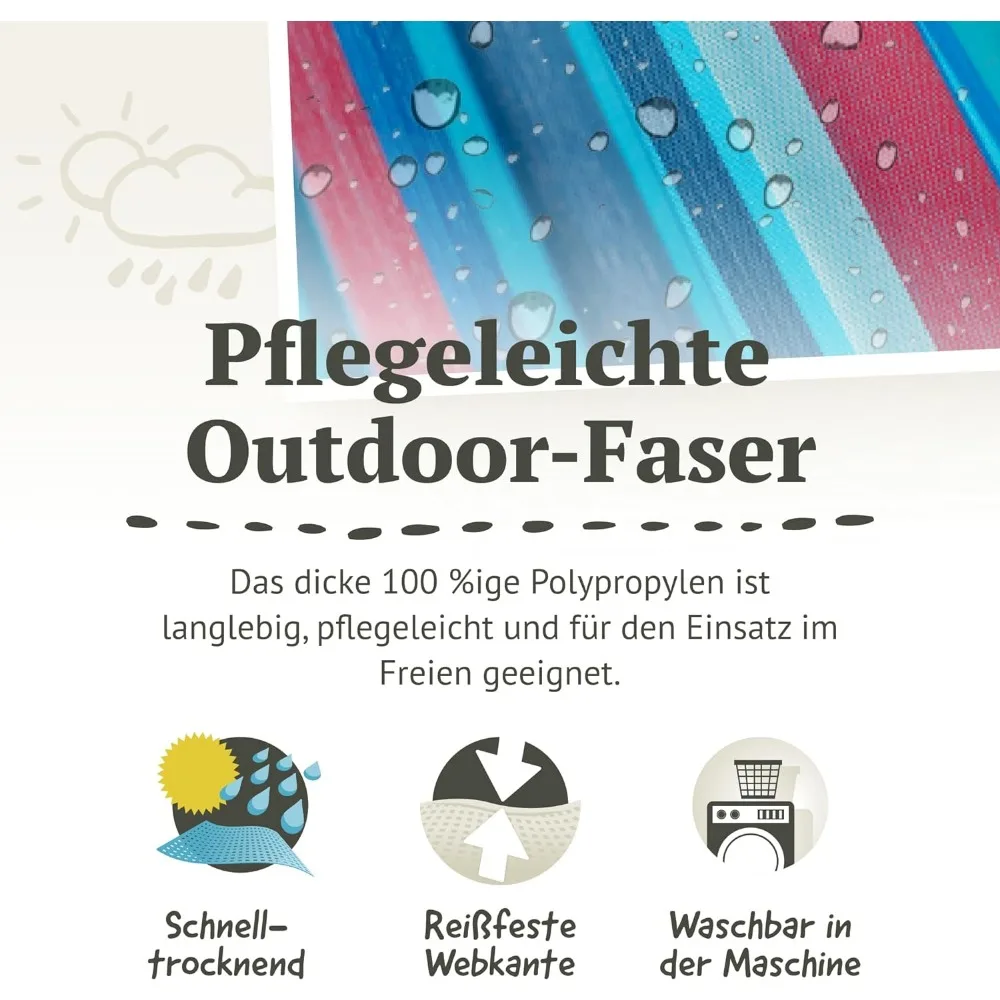 ラシエスタ®ハンモックxlキング-屋外および屋内用のクラシックスイング、天気と擦り傷に強い、パティオ