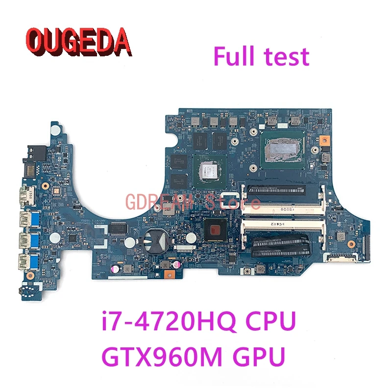

OUGEDA NBMUV11002 NBMUY11002 14206-1 448.02W02.0011 для ACER VN7-591 VN7-591G материнская плата для ноутбука i7-4720HQ ЦП GTX960M DDR3