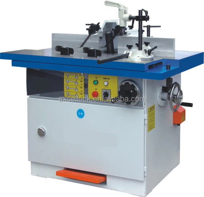 Woodworking Spindle Moulder Shaper With Sliding Table And TilTing Angle