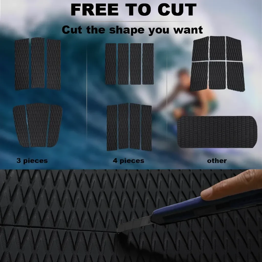 2400 × 450 × 5 مللي متر الماس إيفا رغوة وسادة تثبيت سوب عدم الانزلاق مركبة بحرية سطح السفينة الأرضيات ورقة ذاتية اللصق يخت كاياك جت سكي حصيرة #4