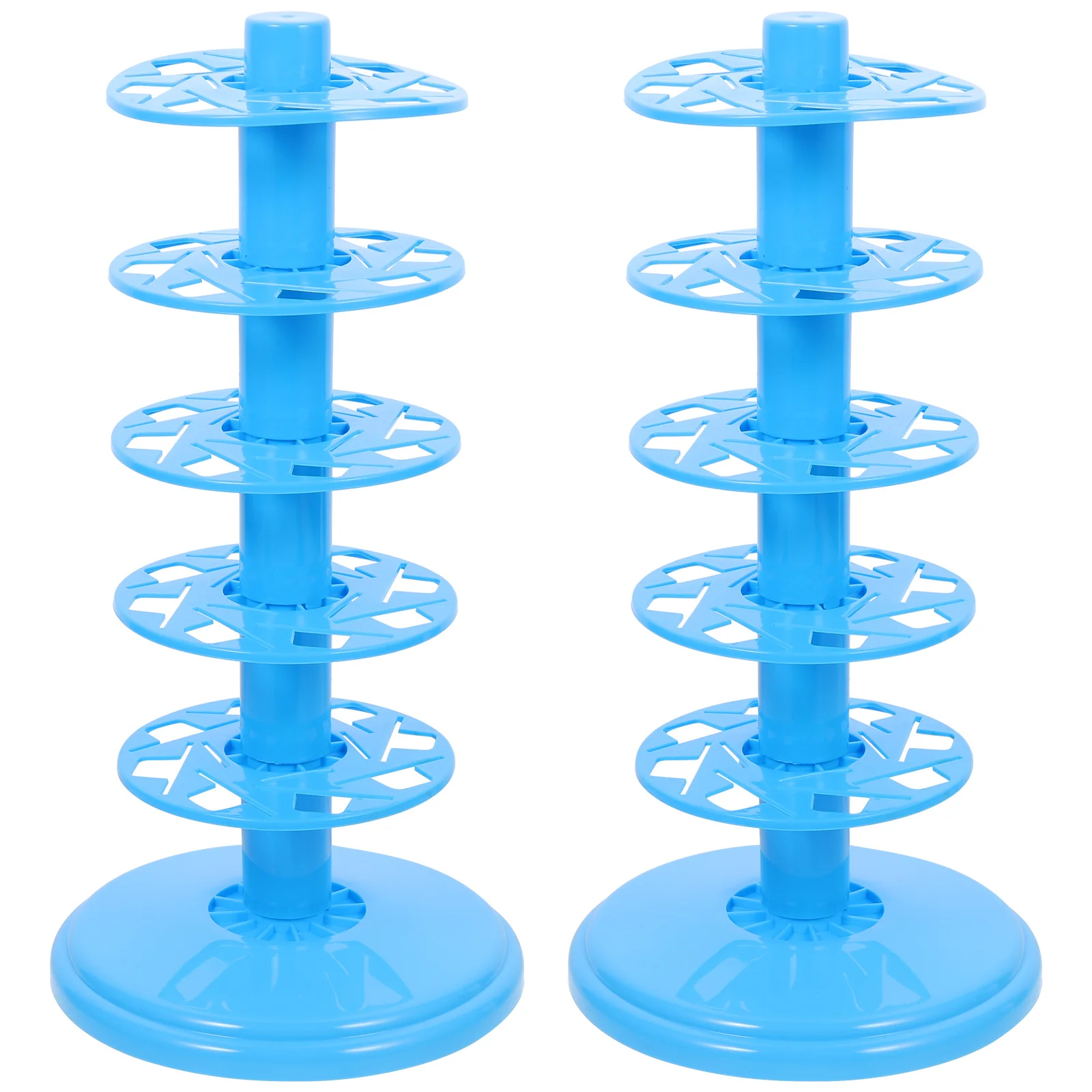 2 قطعة قاعدة عرض مصاصة متعددة الطبقات PP قابلة لإعادة الاستخدام المدمجة المحمولة الطرف الديكور حامل المصاصة حامل عصا الحلوى #5