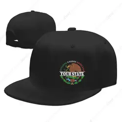 Mexico Mexican Michoacan Logo Snapback Hats for Men Women Adjustable Flat Brim Baseball Cap Flat Bill Fashionable