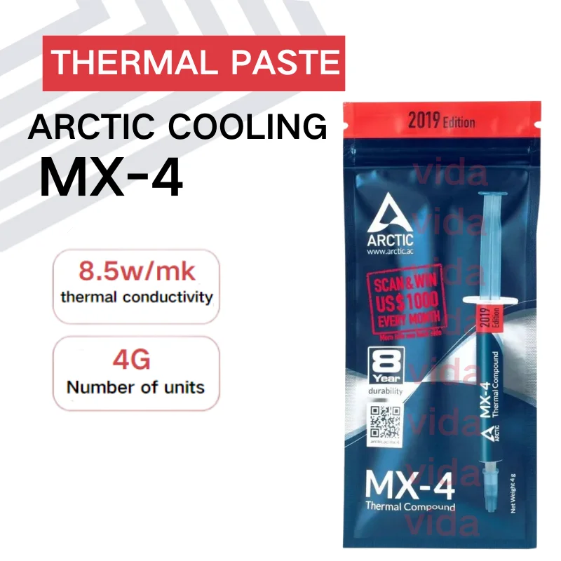 MX-4 cooler Desktop Computer Thermal Grease Thermal Paste Processors CPU VGA LED LCD Cooling fan Heatsink Processors