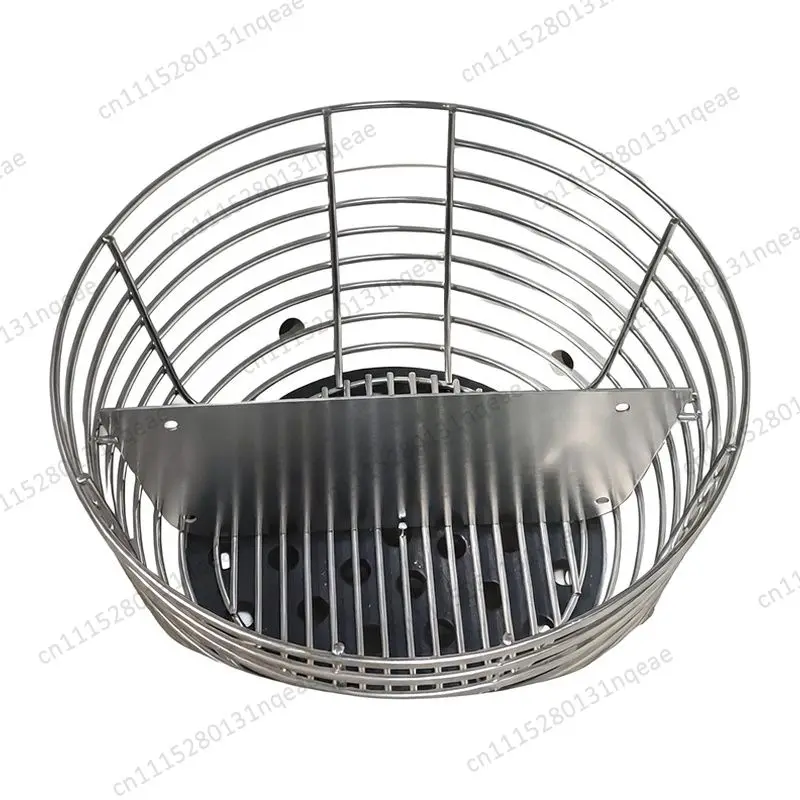 Stainless Steel Charcoal Grill Firebox Grill Basket Outdoor Camping Cookware Accessories