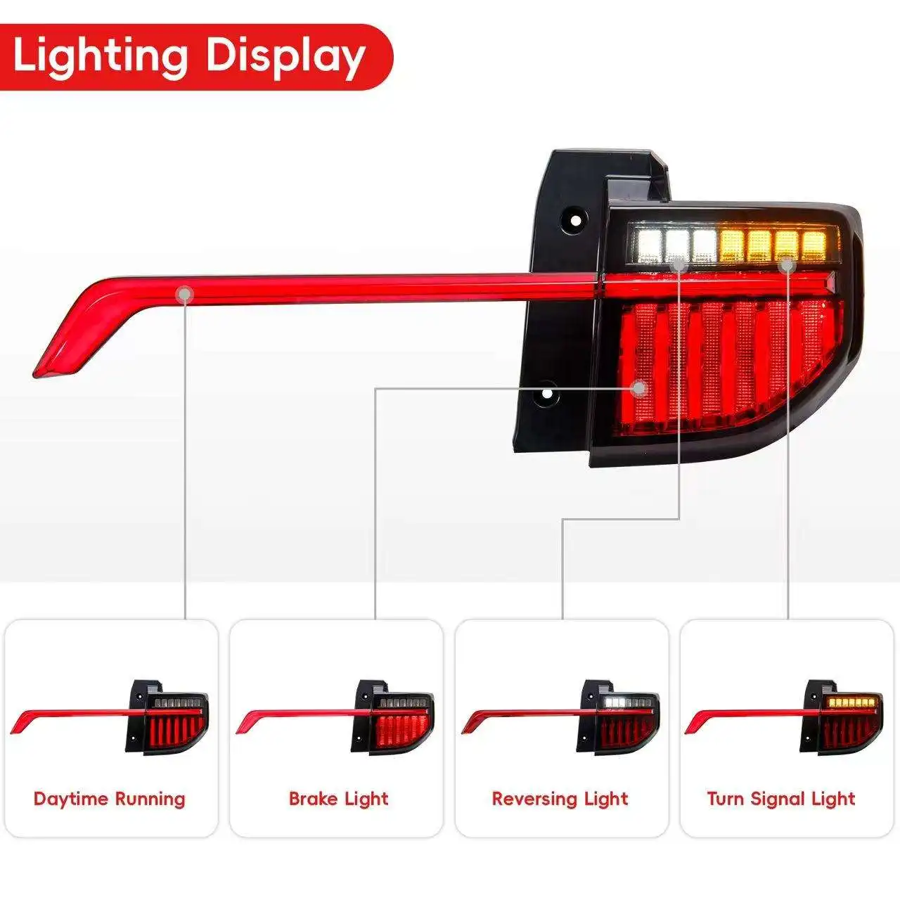 Car Lights Suitable for VF3 2024-2025 Auto Parts Modified Car Taillights for Upgrade