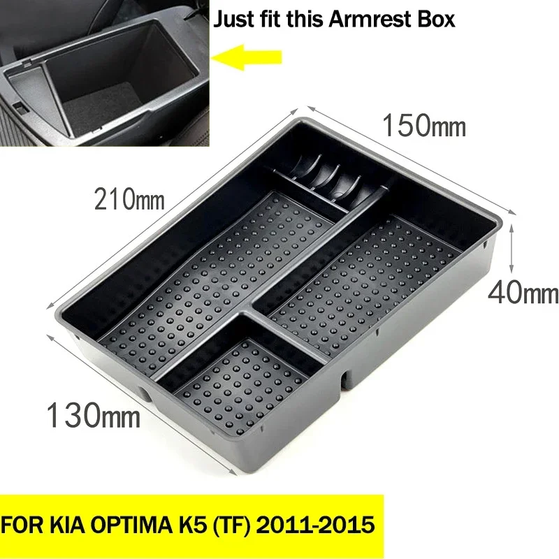Car Accessories Central Armrest box Storage Tray For KIA K2 Rio K3 K4 Cachet K5 KX3 Sporage QL KX5 KX7 Forte Sorento BORREGO