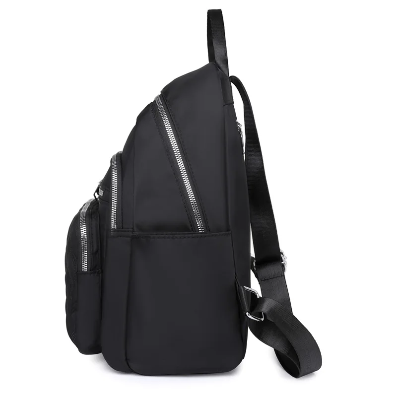 Mochila casual elegante, versátil para passeios diários, pode ser transportada em um ombro, com vários bolsos e grande capacidade