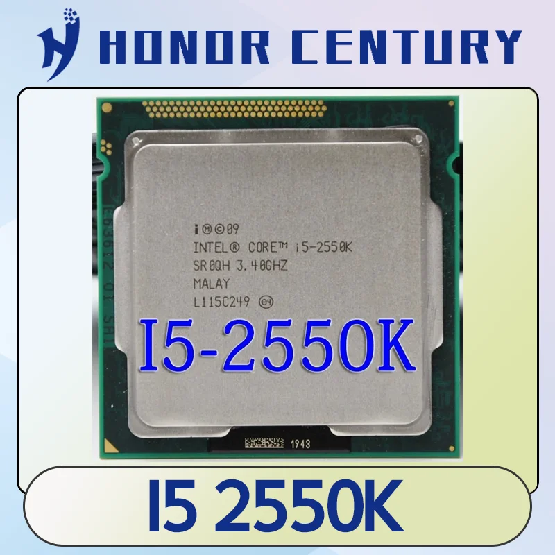 

Бывший в употреблении четырехъядерный процессор core i5 2550K 3,4 ГГц LGA 1155