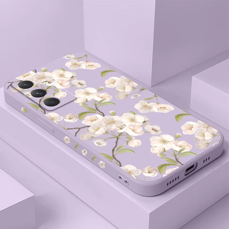 

Pure Flower Phone Case For Samsung Galaxy A55 A35 A25 A15 A56 A36 A26 A16 A06 A05 A05S A54 A34 A24 A14 A04 A04S A04E 4G 5G Cover