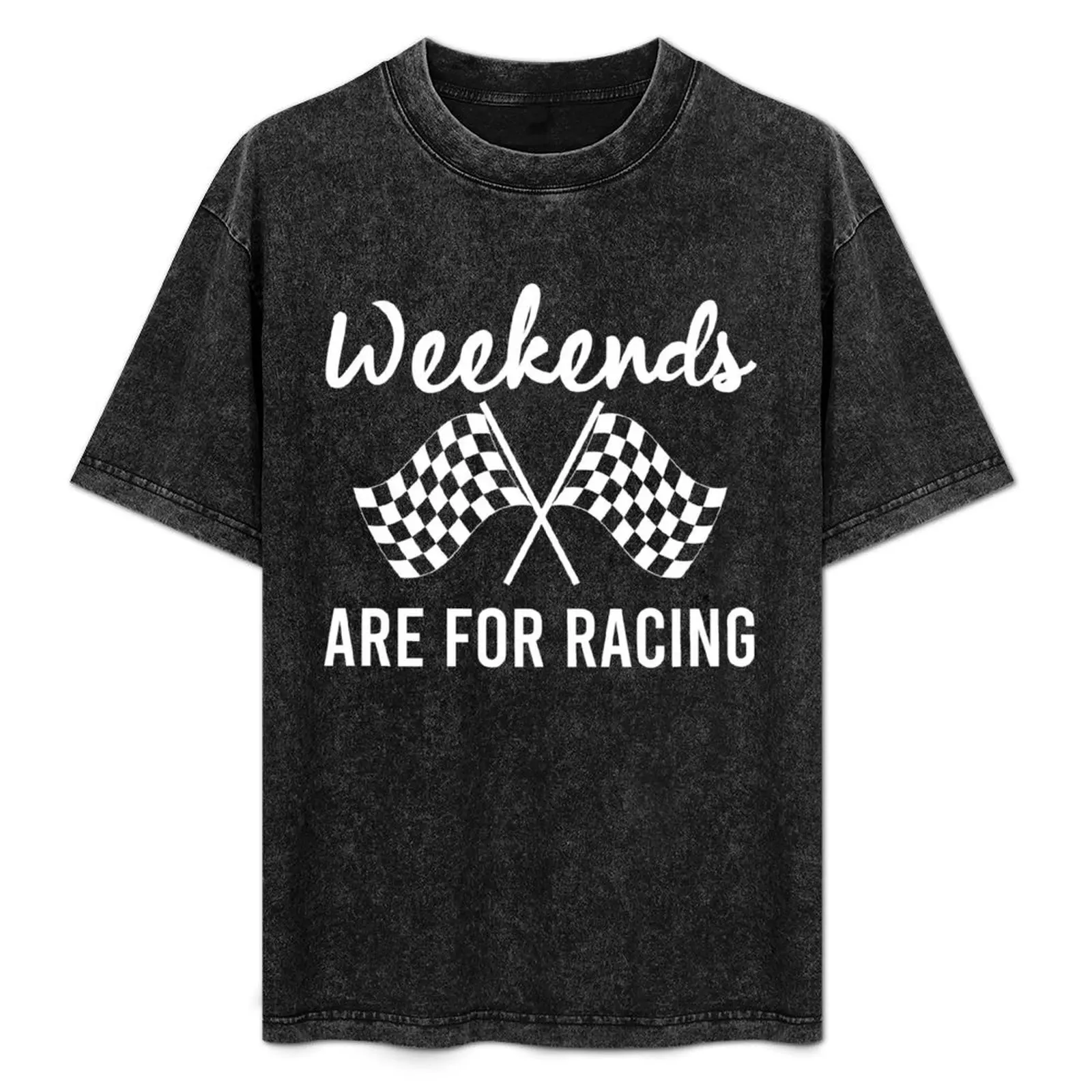 

Weekends are for the race t shirt T-Shirt boys whites graphics mens plain t shirts
