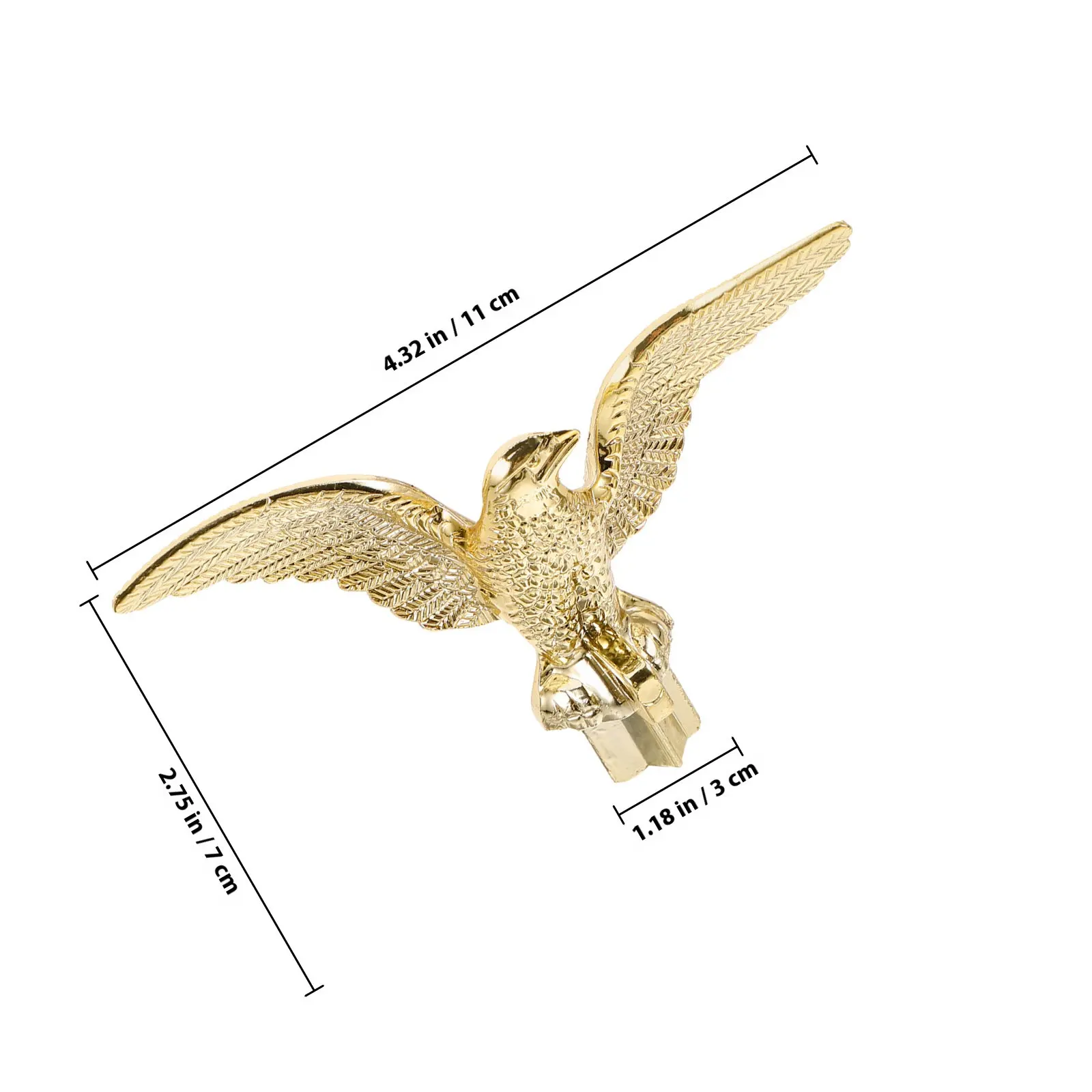 Eagle Flag Topper Outdoor Garden Decorative Pole Ornament Plastic Flagpole Head Decoration Supplies for Yard and Meeting Room