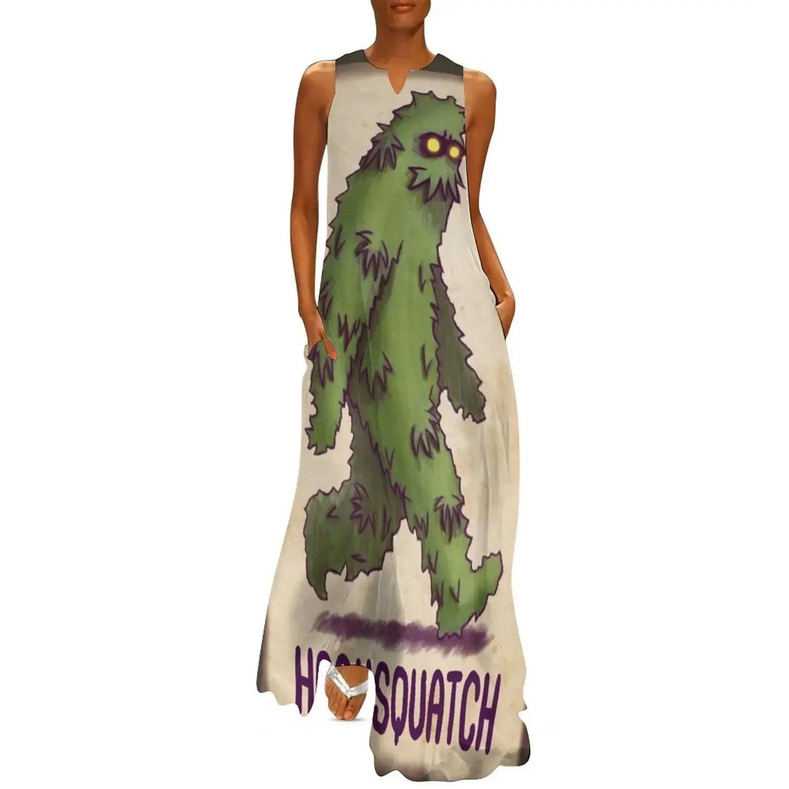 

Hashsquatch 2.0 Long Dress Dress for girls beach dresses womans clothing Dress