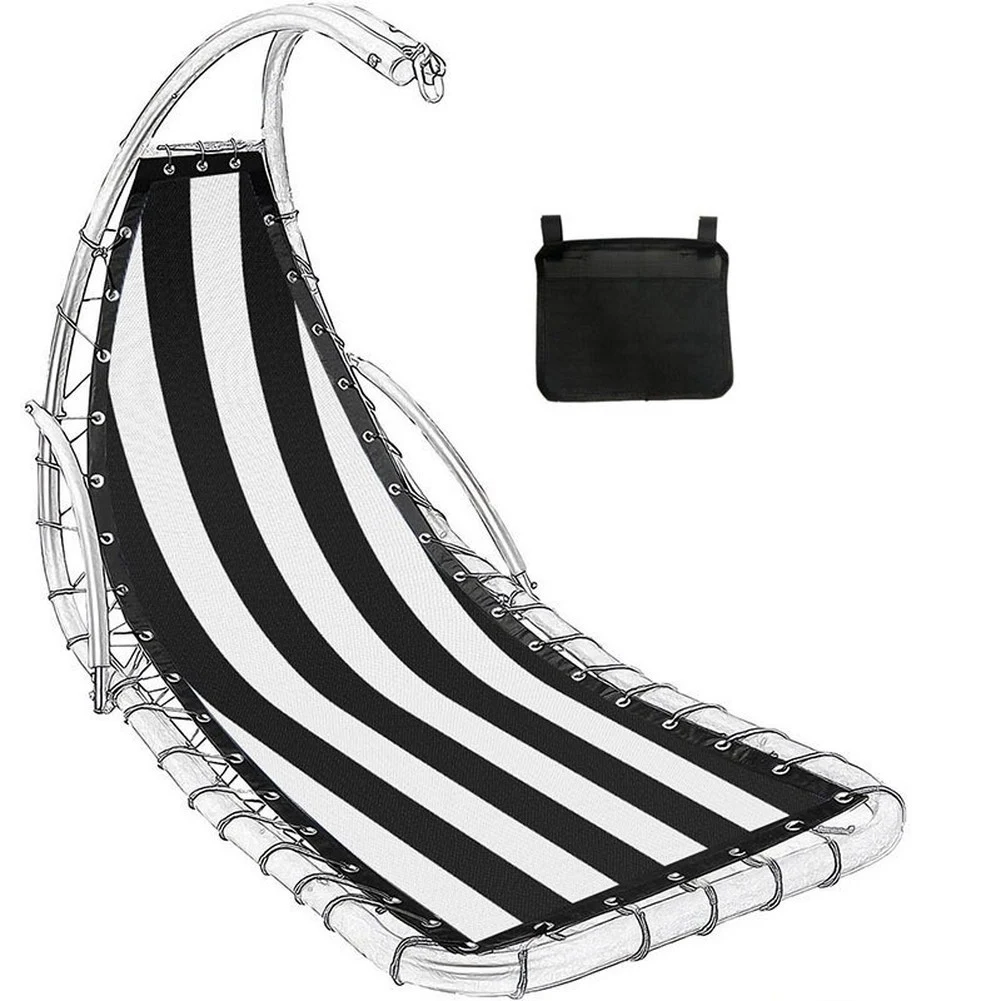 Seat Cloth Replacement for Hanging Swing Chair Featuring Stripe Design and For Textilene-Compatible Construction
