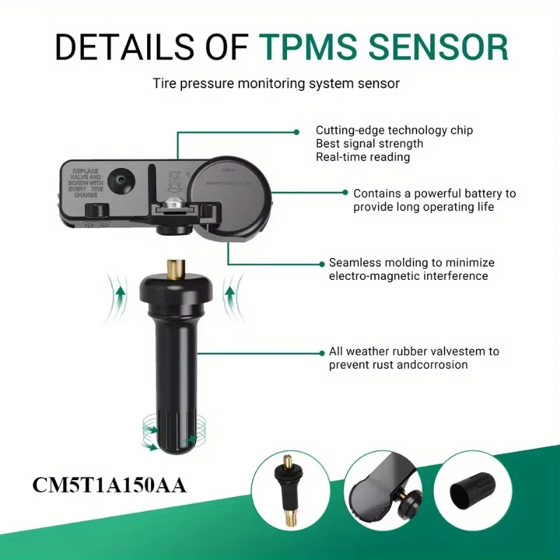 1/4Pcs Tire Sensor …