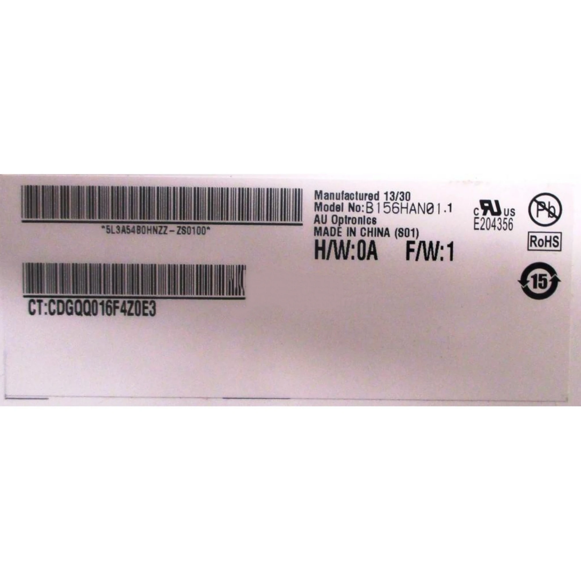 

B156HAN01.1 B156HAN01.2 LTN156HL01 LTN156HL02 LP156WF4 LP156WF6 SPJ1 SPB1 K1 15.6" laptop LCD Screen Panel Replacement Matrix