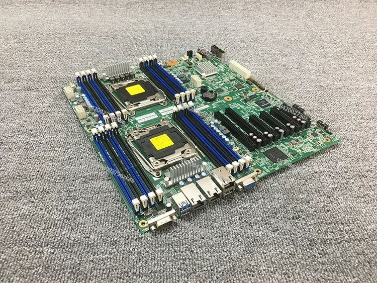 Dual X99 Server Main Board C612 Chip E-ATX 2680v4 Supports Unique Nvme Startup