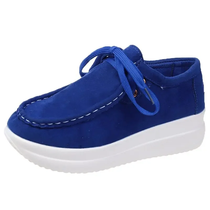 Chunky sneakers damskie 2022, nowe, jednokolorowe, grube dno, sznurowane buty damskie do chodzenia, kobiece, oddychające, antypoślizgowe buty na