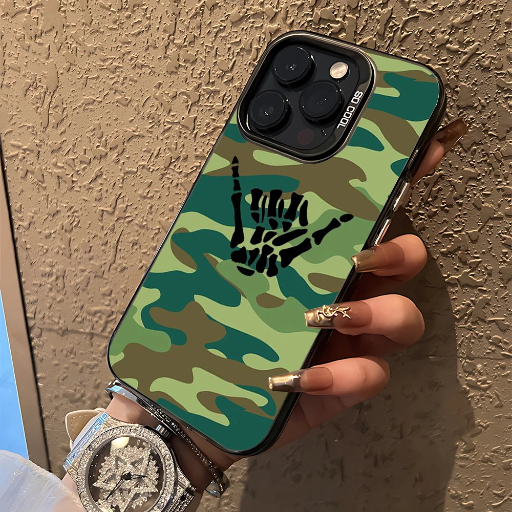 Parches tácticos IR funda de teléfono reflectante infrarroja para Oppo Realme 15 14 13 12 11 10 9i 8 8i C75 C65 C63 C55 C53 C35 Plus 4G 5G