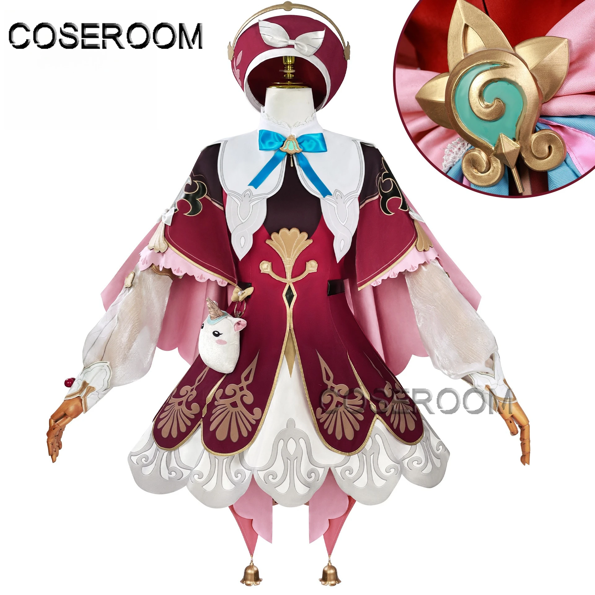 

Hyacinthia Cosplay Costume Game Honkai Star Rail Full Set Uniform Outfis Hyacinthia Wigs Shoes Props Costume