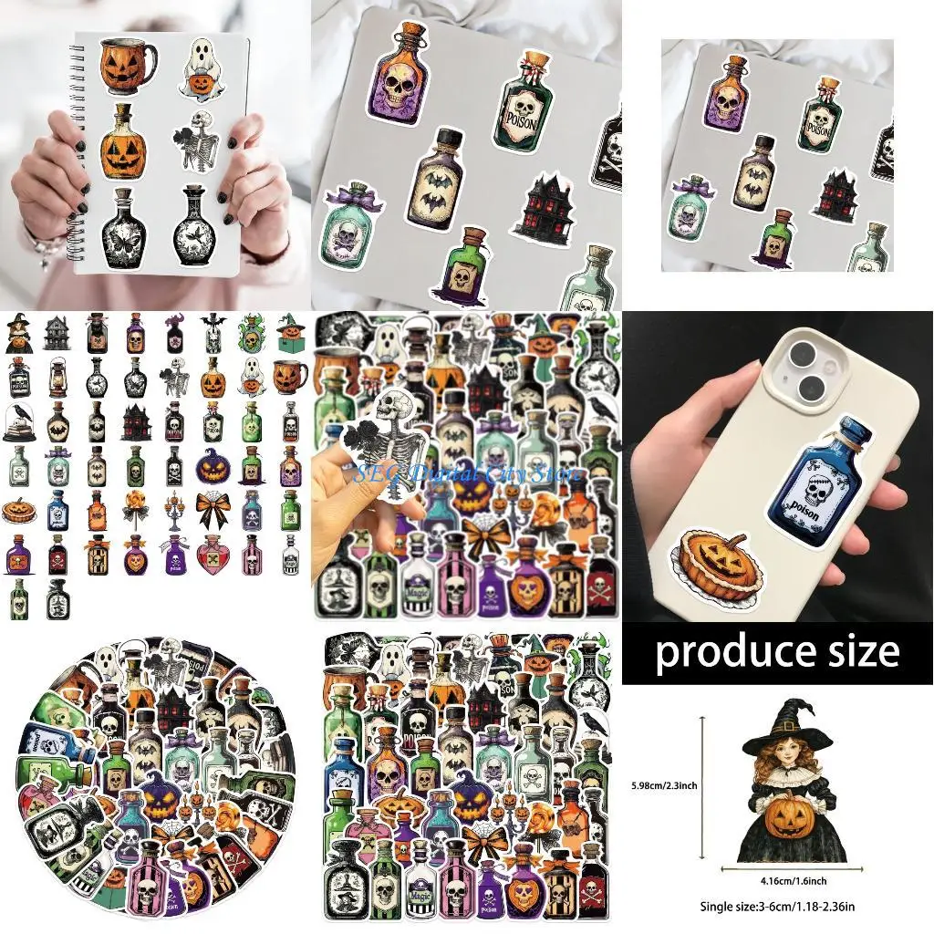 

U75B с несколькими устройствами наклейки на хэллоуин