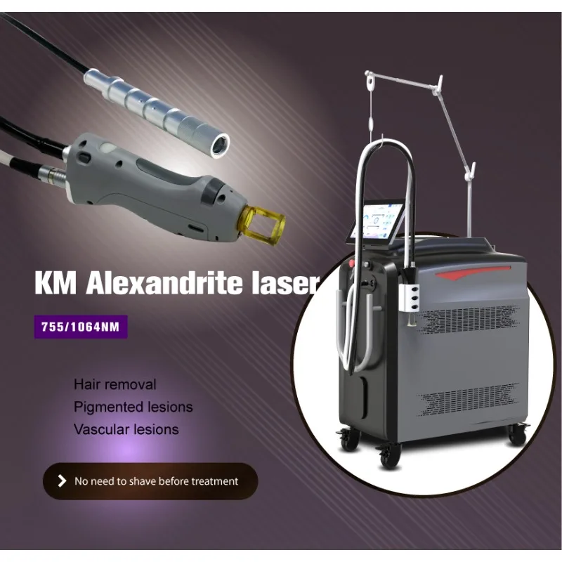755nm Yag 1064nm Alex 755 1064 Long Pulse Alexandrite Laser Hair Removal