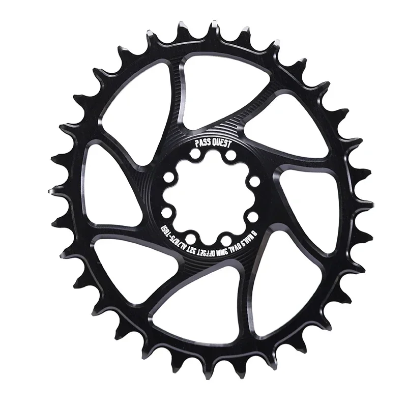 PASS QUEST 8-Bolt Direct Mount Narrow Wide Chainring Force RED XO XX SL 3mm Offset Gravel Road Bike AXS OVAL 28T- 44T