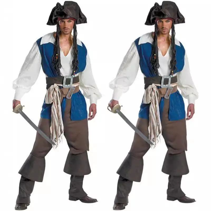 Disfraz de Pirata para Hombre, orme de Juego de loween, Traje Tradicional Hanfu para Mujer, Ropa para Actuaciones Escé...