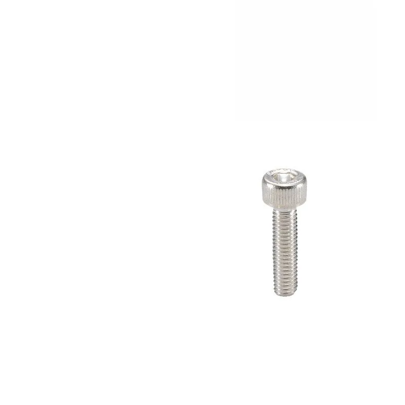 For Hexagonal Cylindrical Head Silver-plated Through-hole Bolt Screw Screw Mechanical Spare Parts