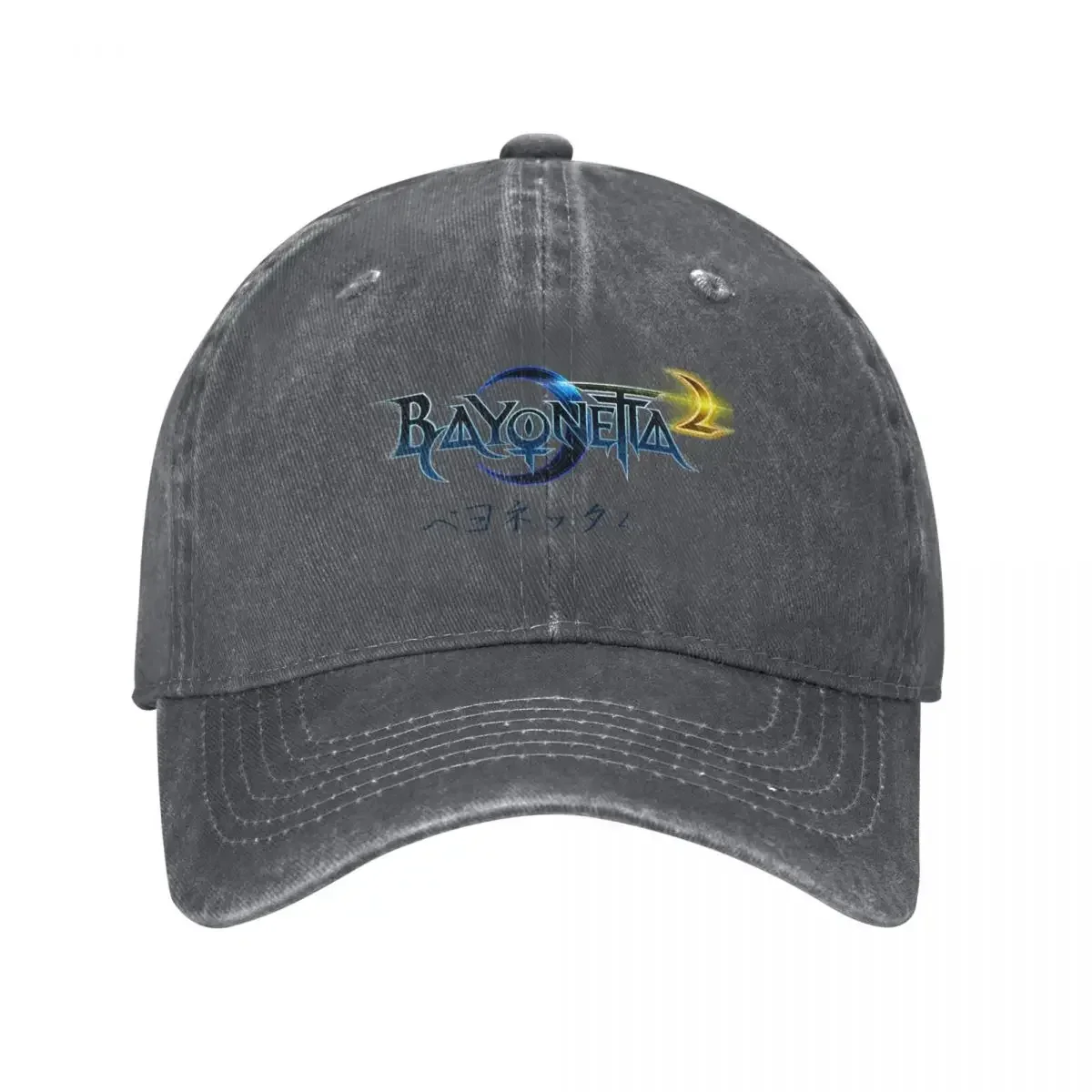 Gorra de béisbol con texto japonés Bayonetta 2, sombrero para el sol para niños, gorra de pesca, gorras personalizadas, sombrero de diseñador para hombre y mujer