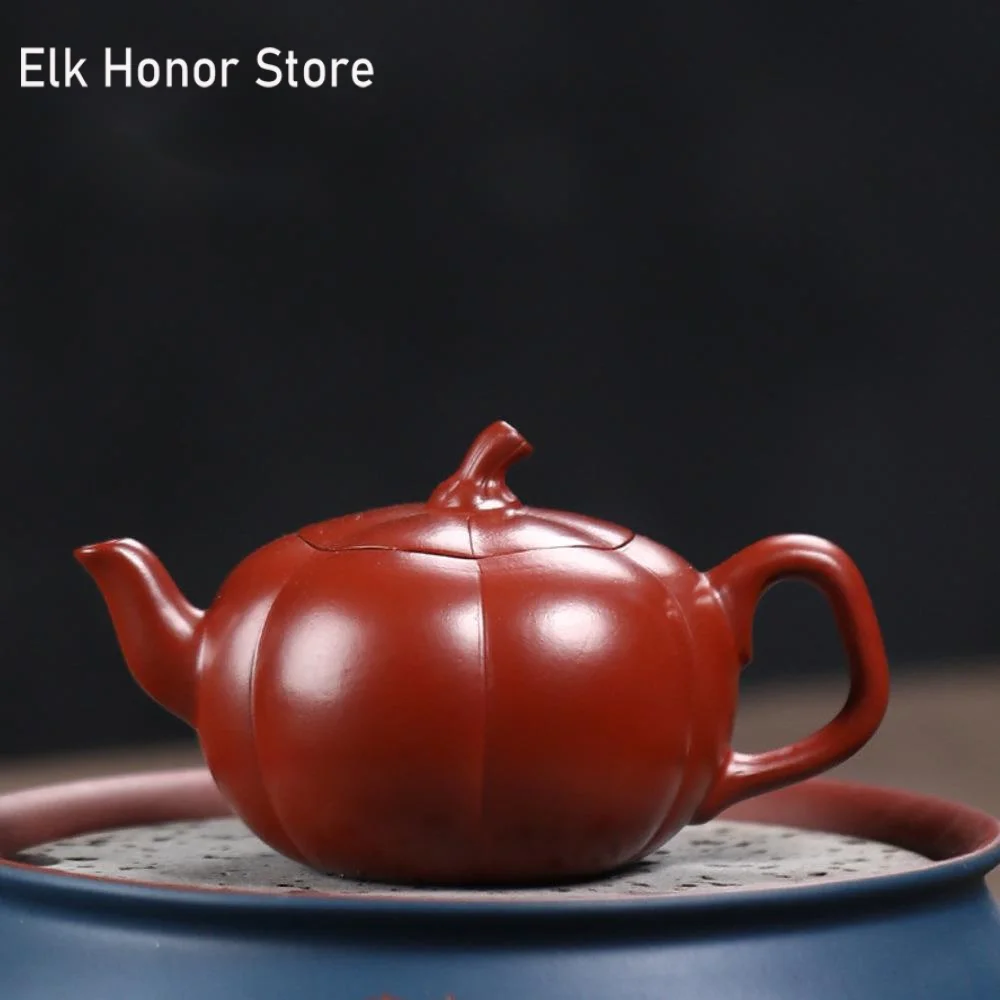 

200ml Boutique Yixing Purple Clay Tea Pot Handmade Eggplant Teapot Raw Ore Tea Kettle Chinese Zisha Tea Set Tea Ceremony Gifts