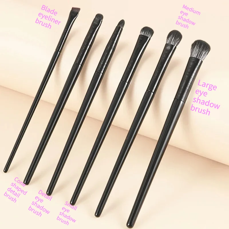 

6/7PCS Eye Makeup Brush Set Eye Makeup Halo Dye Sleeping Silkworm Eyeliner Eye Details Face Beauty Makeup Tools