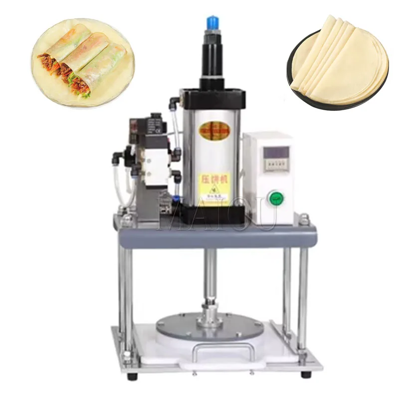 

Pneumatic Dough Press Machine Roti Chapati Flat Pancake Tortilla Making Machine With Different Size